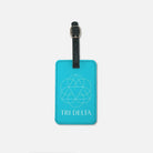 Tri Delta Luggage Tag (Set of 2) - Bright Bue Luggage Tags