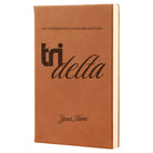 Tri Delta Personalized Leatherette Notebook Journal