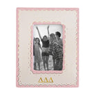 Tri Delta Scallop Picture Frame