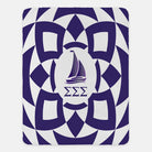 Tri Sigma XL 60x80 Sherpa Blanket - Sail Throw Blankets
