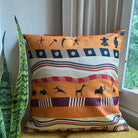 Tribal Pattern Pillow Cover | Cultural Dorm Decor | African Art