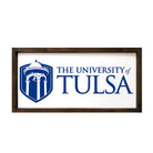 University of Tulsa Classic Logo Wood Sign 12"x24" | Custom Gifts and Decor | Festive Fit Home | Official Merchandise