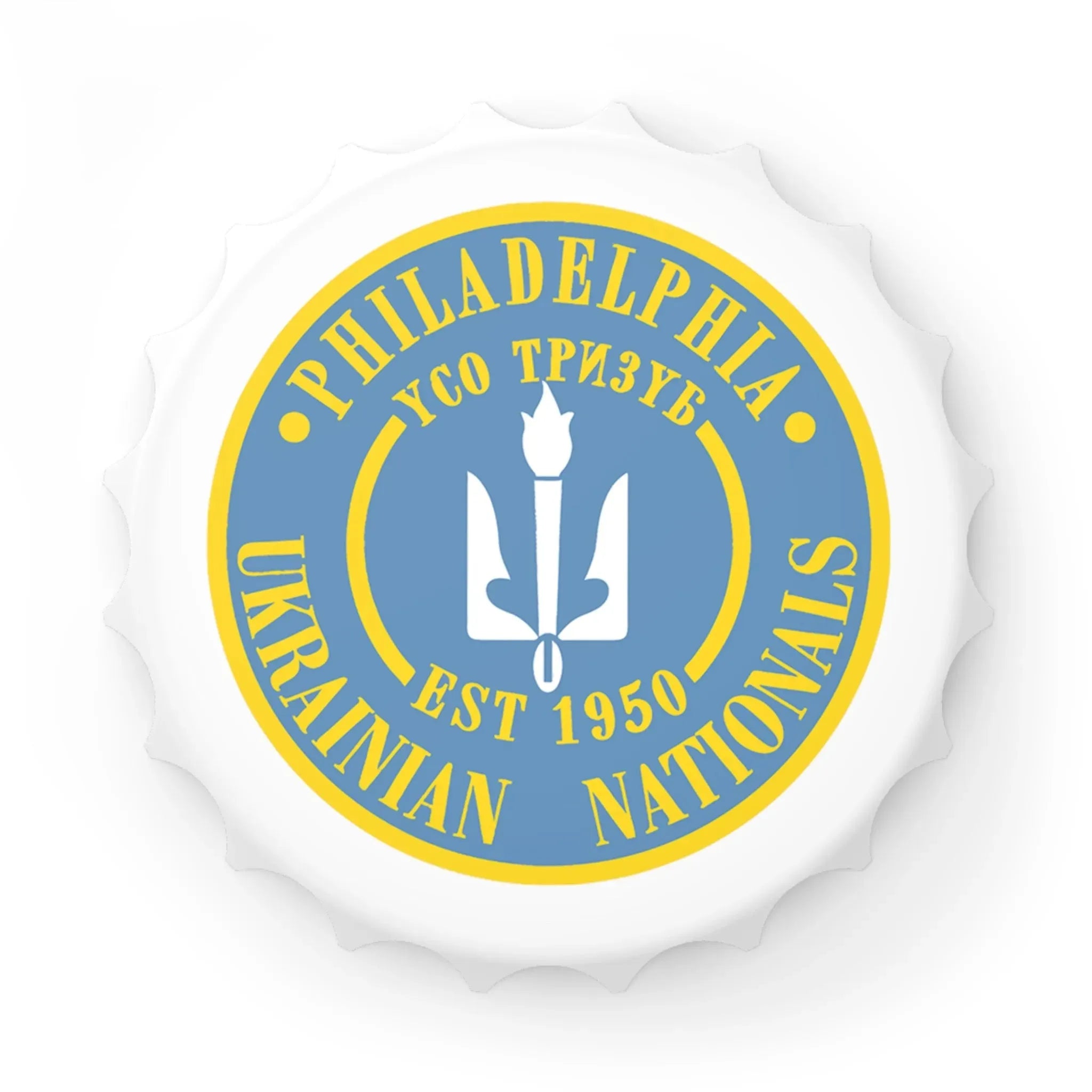 Philadelphia Ukrainian Nationals Magnetic Bottle Opener Bottle Openers