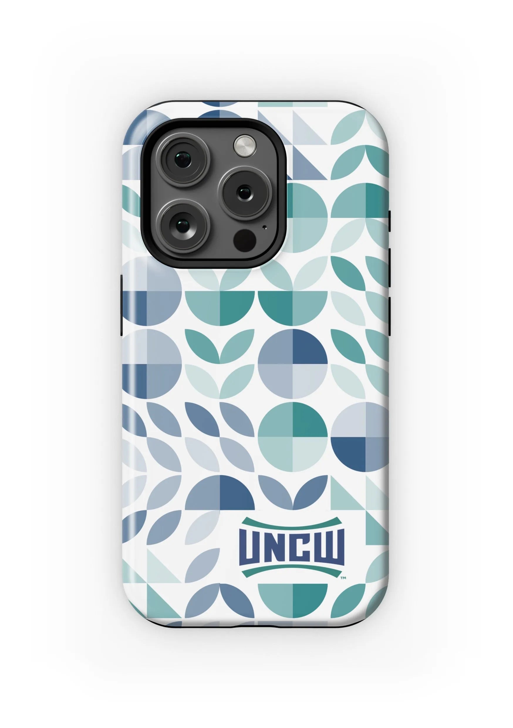 UNC Wilmington iPhone 15, 14, 13 Phone Case - Geo Petals | UNCW Gifts