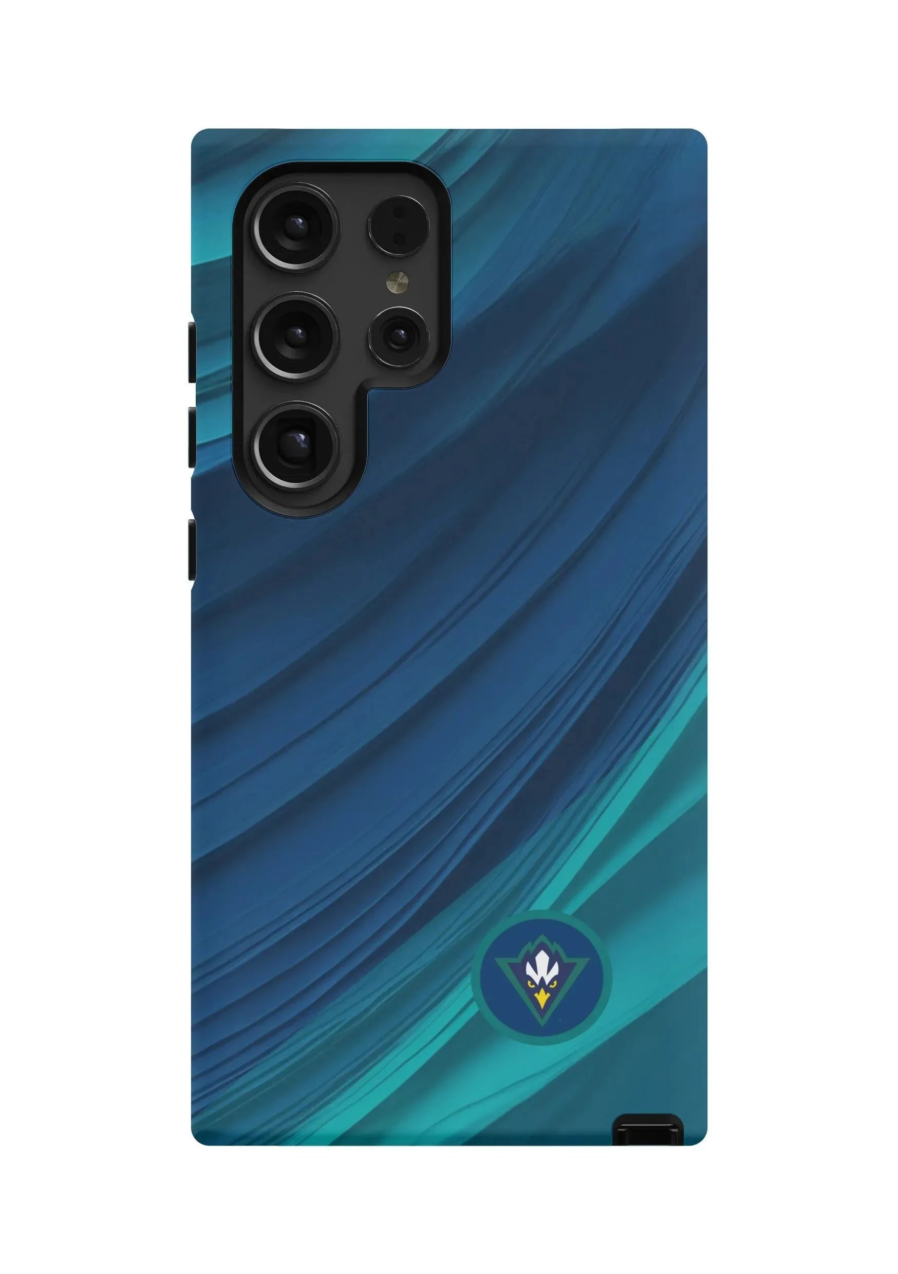 UNC Wilmington Samsung Galaxy 24, 23 Mobile Phone Case -Wave Matte Mobile Phone Cases