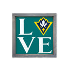 UNC Wilmington Sign - LOVE - Teal - 12"x12" | UNCW Gifts and Merchandise | Festive Fit Home