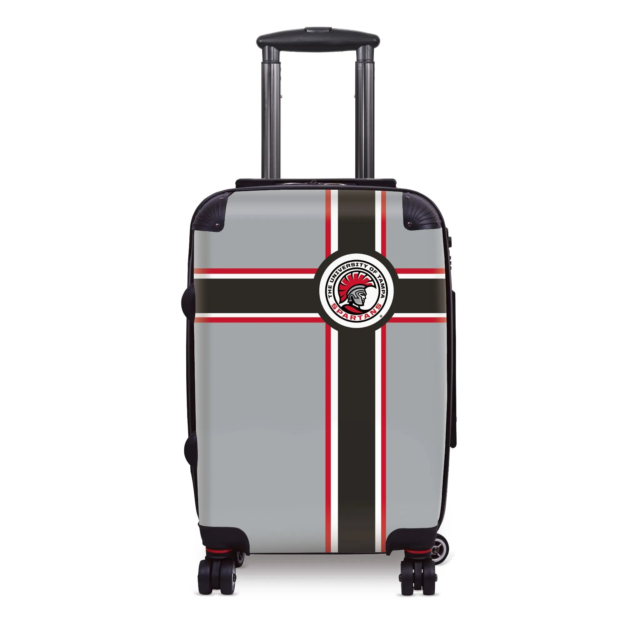 University of Tampa 20" Carry-On Suitcase Luggage - Cross Stripes