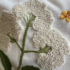 Wildflower Embroidered Pillow Cover | Boho & Cottage Core Dorm Decor