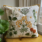 Wildflower Embroidered Pillow Cover | Boho & Cottage Core Dorm Decor