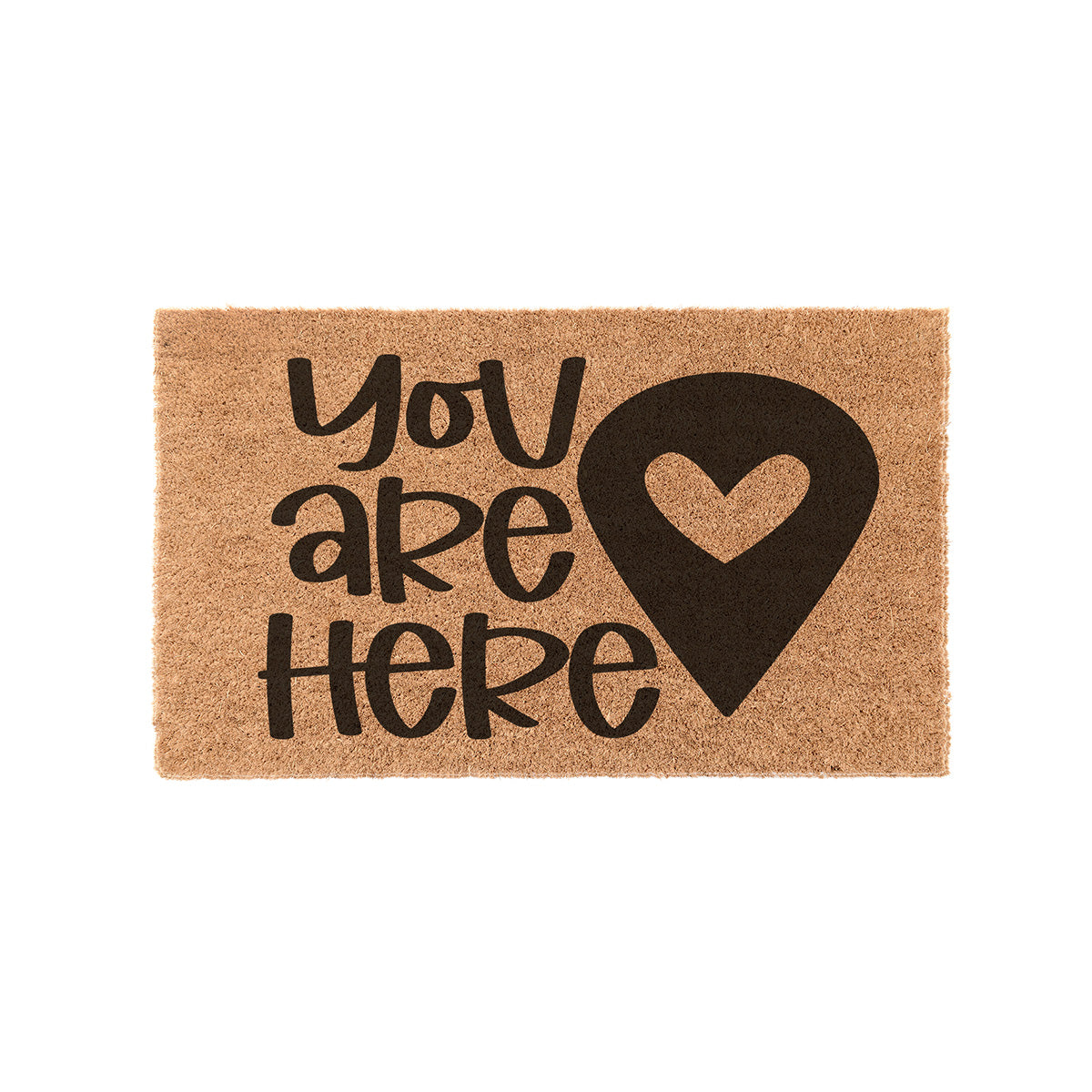 You Are Here Coir Doormat Door Mats
