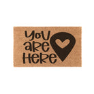 You Are Here Coir Doormat Door Mats