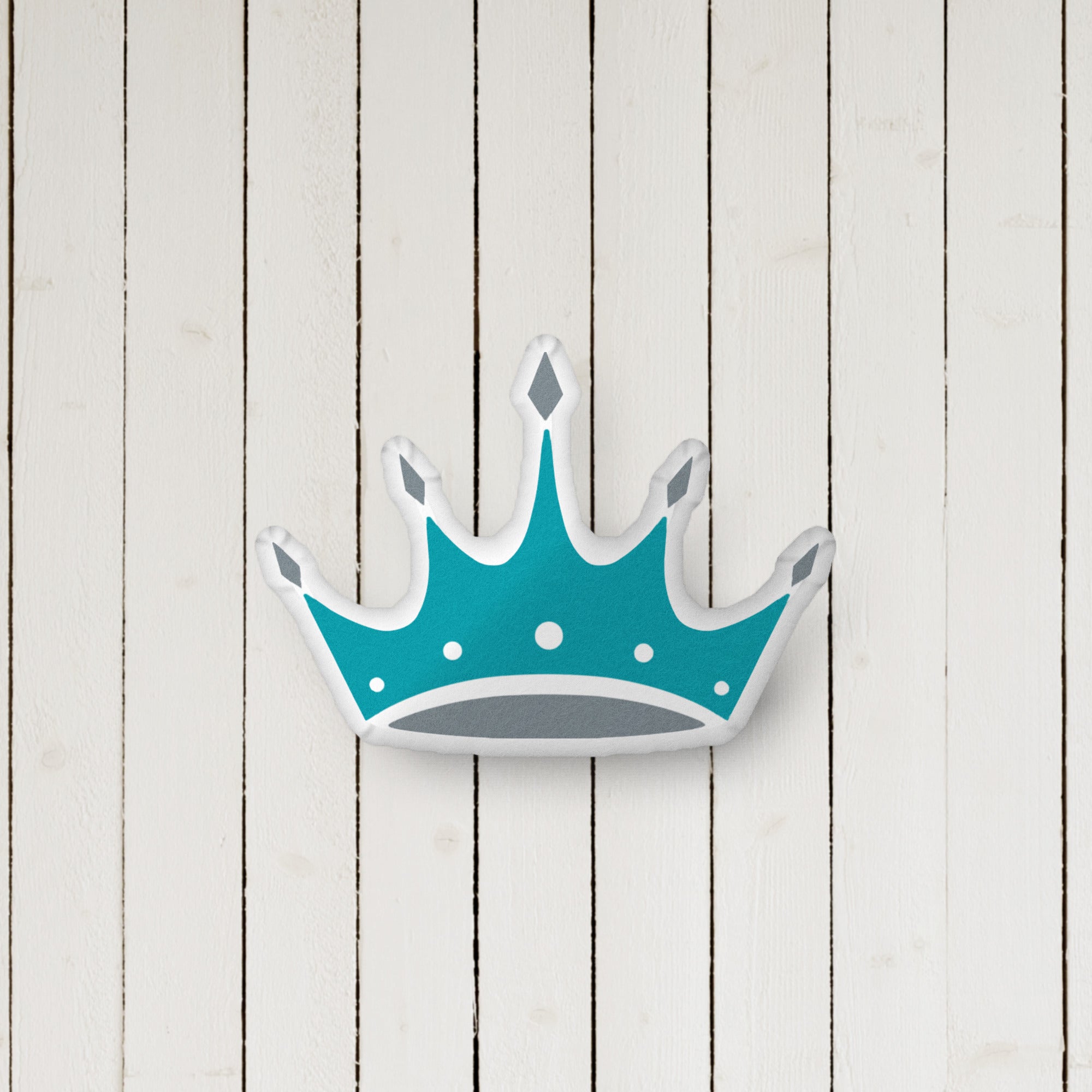 Zeta Crown Custom-Shape Throw Pillow | ZTA Big Little Gifts