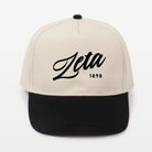 Zeta Embroidered Two-Tone Baseball Cap - Script 1874 | Custom Gifts