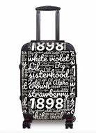 Zeta Tau Alpha Carry-on Luggage - Expression Art Black