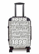 Zeta Tau Alpha Carry-on Luggage - Expression Art Gray