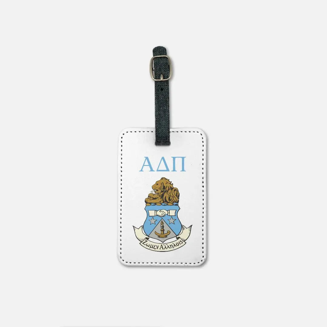 Alpha Delta Pi (Set of 2) Luggage Tag - Crest Luggage Tags