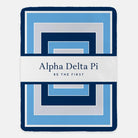 Alpha Delta Pi Blanket 60"x80" - Geo | ADPi Custom Gifts & Decor