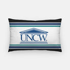 UNCW Traditional Striped Lumbar Pillow Cover | Official Merchandise 