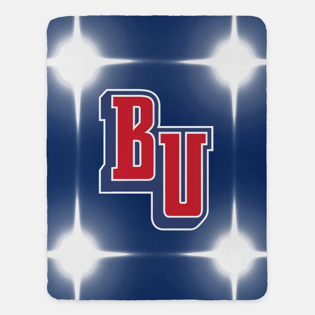 Belmont University Throw Blanket XL 60x80 - BU Flashing Lights | Gifts