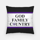 High Point University 18" God Family Country Throw Pillow Cover | HPU Gifts