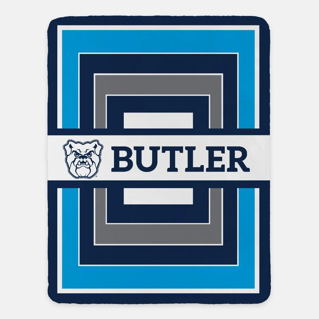 Butler University Sherpa Blanket XL 60x80 - Geo | Grad Gifts | Decor | Campus Greek Fit