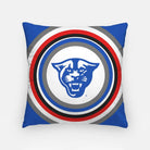 Georgia State Panther Bullseye Pillow Cover 18" | Official Merchandise | Gifts and Decor | Festive Fit Home