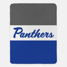 Panthers Sherpa Blanket - Color Split 60"x80"| Custom Gifts and Decor