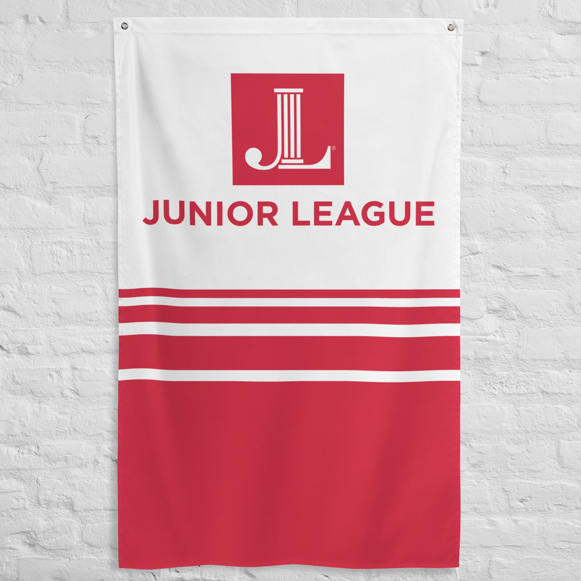 Junior League Flag - Traditional Logo | JL Event Supplies