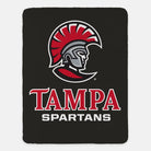 Tampa Spartans Sherpa Blanket - 60"x80" | Official Merchandise | Decor | Festive Fit Home