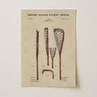 Original Lacrosse Stick US Patent Art Print | Sports-Themed Dorm Decor | Campus Greek Fit