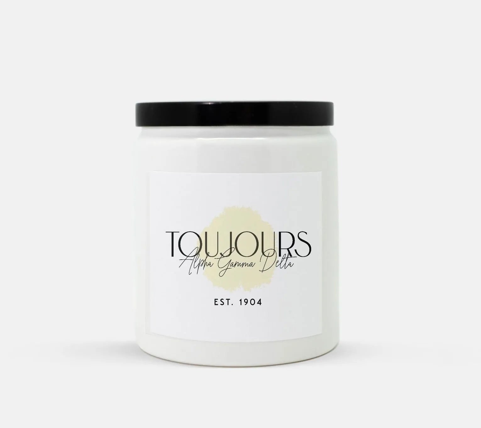 Forever "Toujours" Alpha Gamma Delta Candle Ceramic 8oz | Custom Gifts | Official Gifts | Festive Fit Home