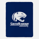 University of South Alabama Sherpa Blanket - Blue 60"x80" | Official Merchandise | Festive Fit Home