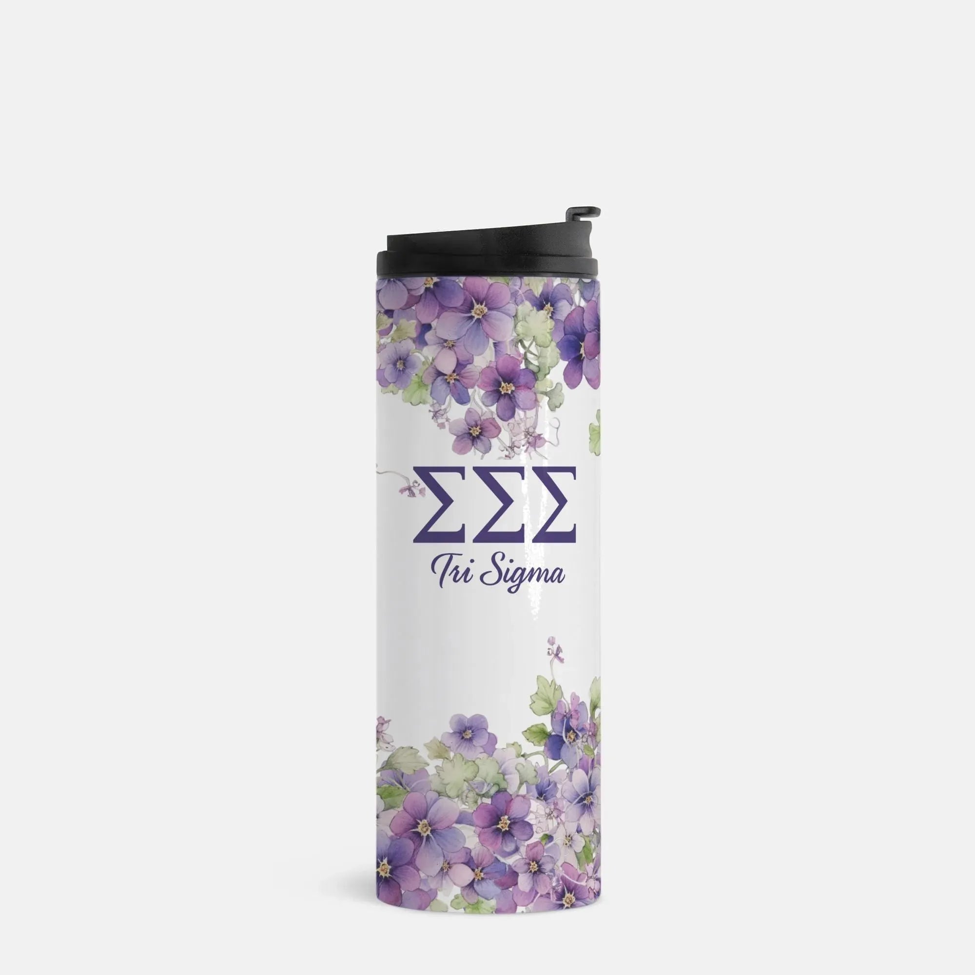 Tri Sigma Thermal Tumbler 16 oz. - Violet Frame Drinkware