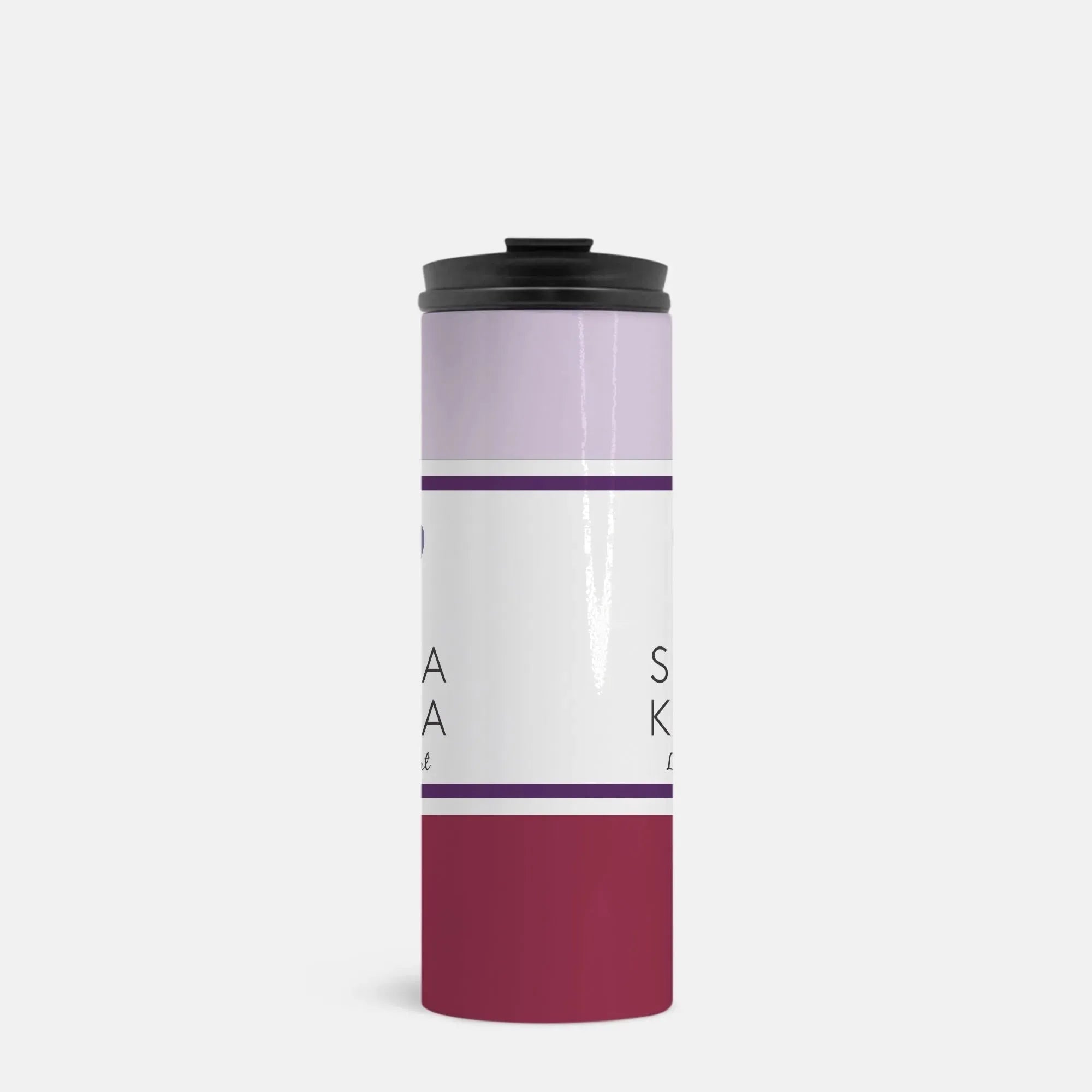 Sigma Kappa Striped Thermal Tumbler 16 oz. Drinkware
