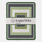 Kappa Delta Sherpa Blanket XL 60x80 - Geo | Kaydee Gifts & Decor