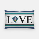 UNCW "LOVE" Lumbar Pillow Cover | Official Merchandise | Gifts | Decor | Festive Fit Home