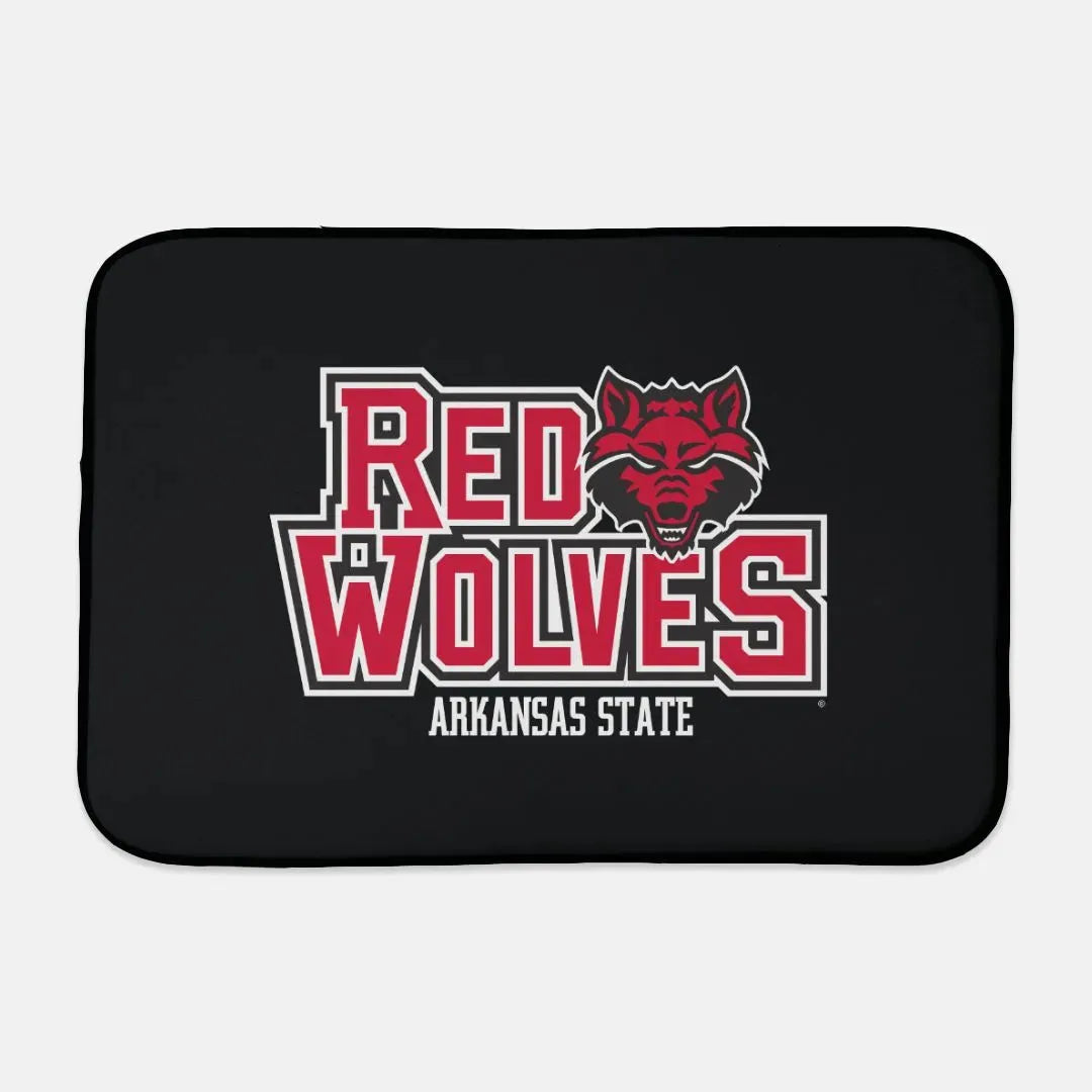 Arkansas State University Red Wolves Dish Drying Mat Dish Mat