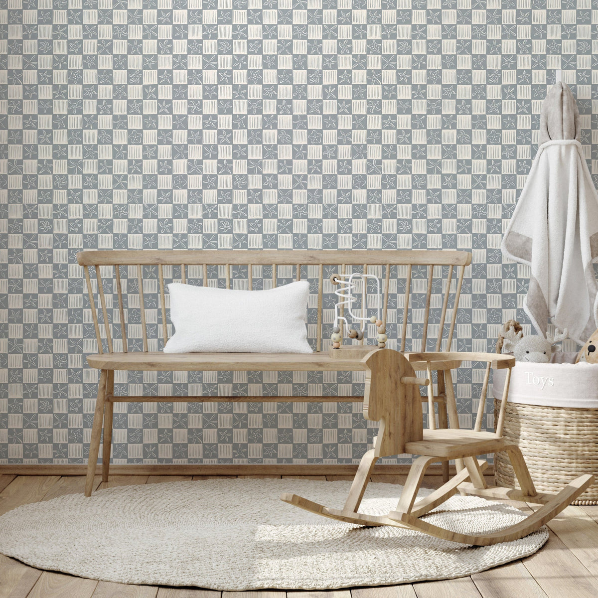 Shellie Peel & Stick Wallpaper by Niranjana Mani Design - Campus Greek Fit