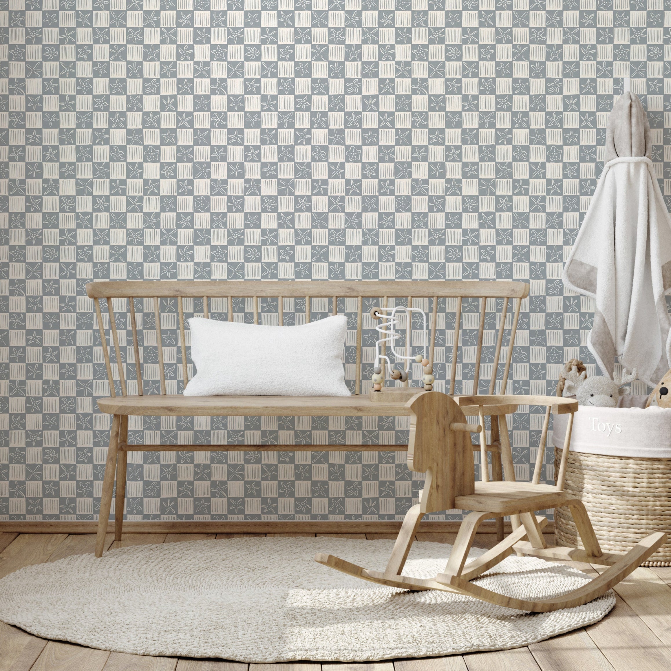 Shellie Peel & Stick Wallpaper by Niranjana Mani Design  | Campus Greek Fit