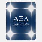 Alpha Xi Delta XL 60x80 Sherpa Throw Blanket - Flashing Lights | AXiD