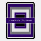 High Point University Blanket - Layered Heart - 60"x80" | Gifts | Dorm | Festive Fit Home