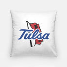 University of Tulsa Throw Pillow Cover - Tulsa Hurricane Logo - 18" | Gifts and Decor | Festive Fit Home