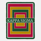 Kappa Sigma XL 60x80 Sherpa Blanket - Geo | Custom Gifts & Decor