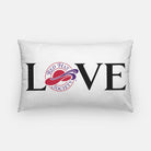 Red Hat Society Lumbar Pillow Cover - LOVE | Official Gift Shop  