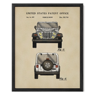 Jeep US Patent Art Print | Wall Art | Dorm Decor - Campus Greek Fit
