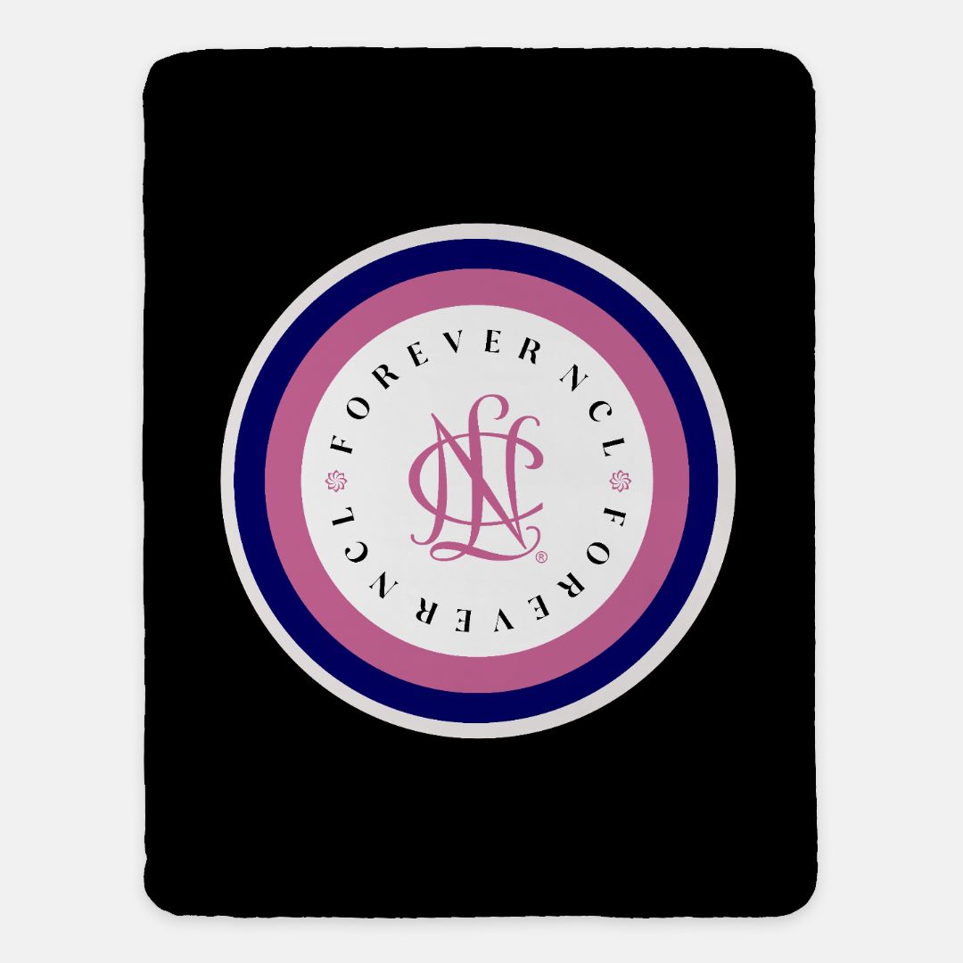 National Charity League XL Sherpa Blanket 60x80 - Forever Badge