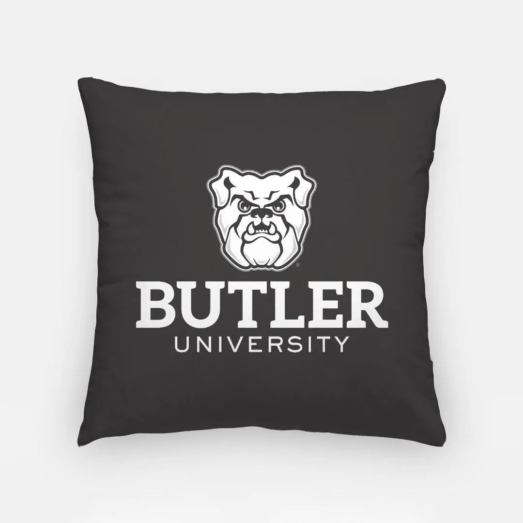 Butler University Black Pillow Cover 18" | Official Merchandise | Gifts | Decor | Festive Fit Home