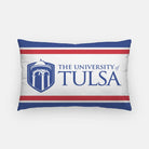 University of Tulsa Striped Traditional Lumbar Pillow Cover | Gifts | Festive Fit Home