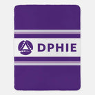 DPHIE Sherpa Blanket XL 60x80 - Stripes | Dorm Decor & Custom Gifts