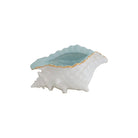 Conch Bowl with Gold Accent | Coastal Dorm Decor & Accessories - Campus Greek Fit